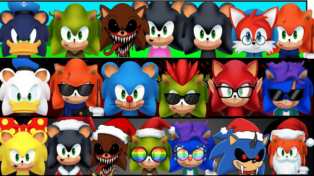 Incredibox Sprunki OC Phase 1 to Phase 3 : SonicDonald X DoramiSonic ....