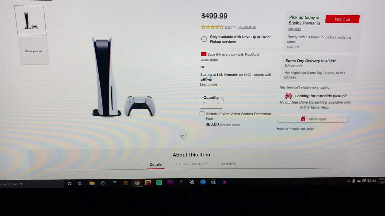 PS5 Launch Day Target In Stock! Sells Out in Seconds