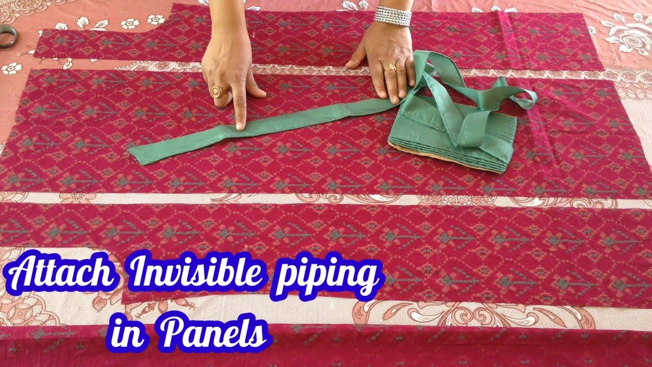 🔥How to attach invisible piping in panels || very easy steps for beginners 👍👍
