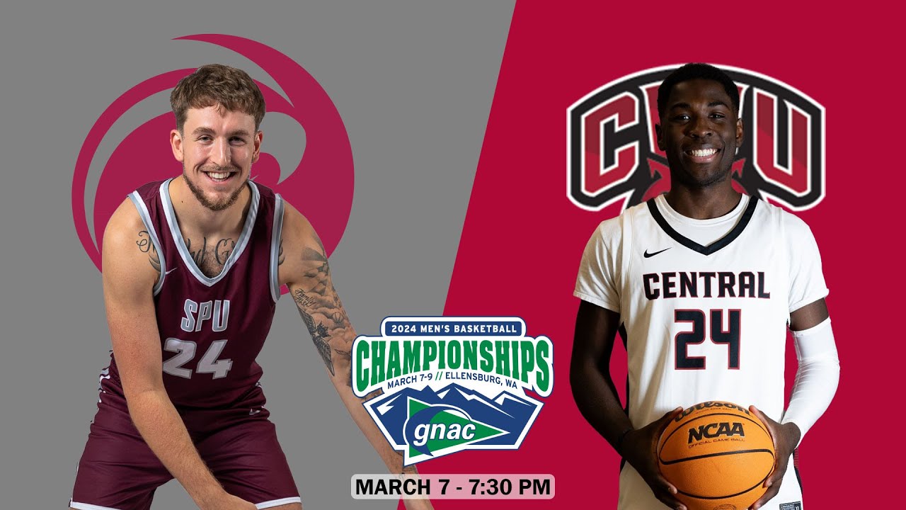 2024 GNAC Men's Basketball Championships - Quarterfinal - Central Washington vs. Seattle Pacific