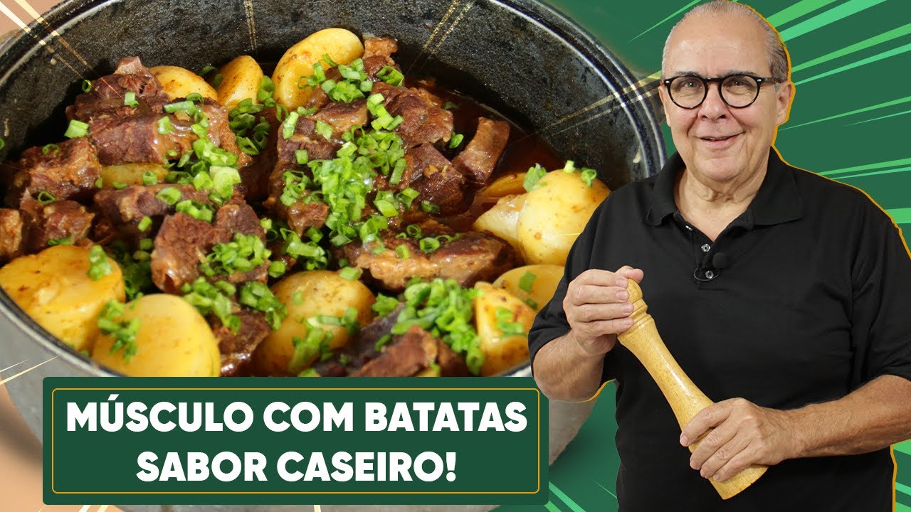 Sem Segredo: Músculo com Batata Macio e Saboroso!