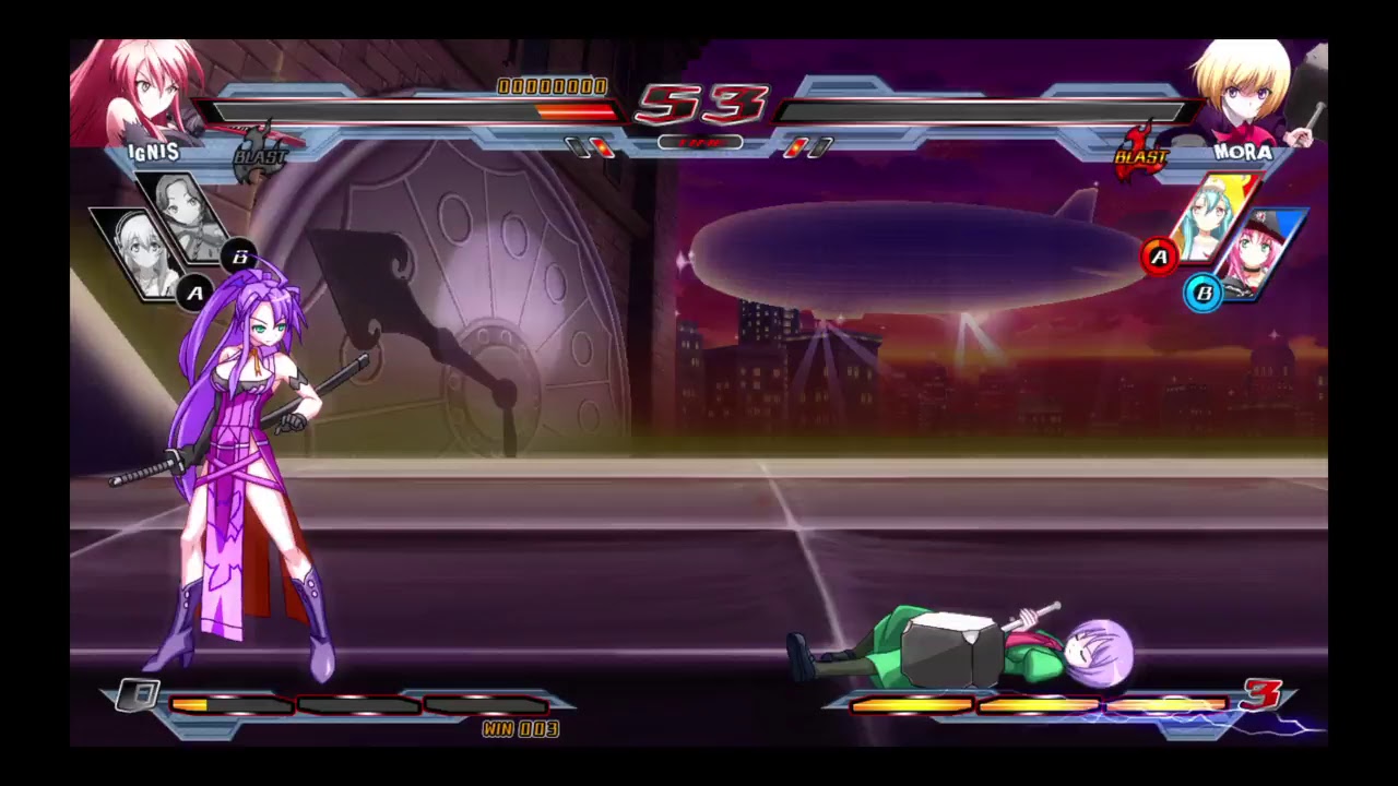 Nitro+Blasterz (PS4) gameplay