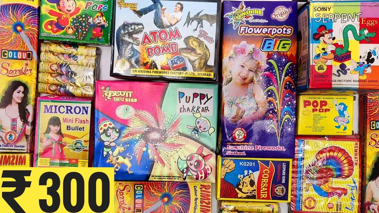 ₹300 BUDGET DIWALI FIRECRACKERS STASH | DIWALI KE PATAKHE | DIWALI CRACKERS | CRACKERS VIDEO