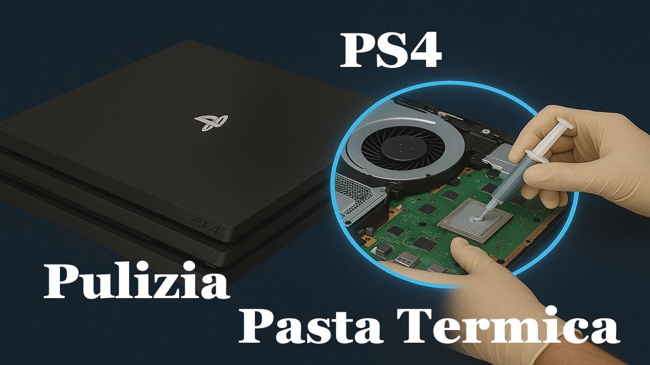 Come smontare e cambiare la pasta termica su PS4: soluzione surriscaldamento spegnimenti improvvisi