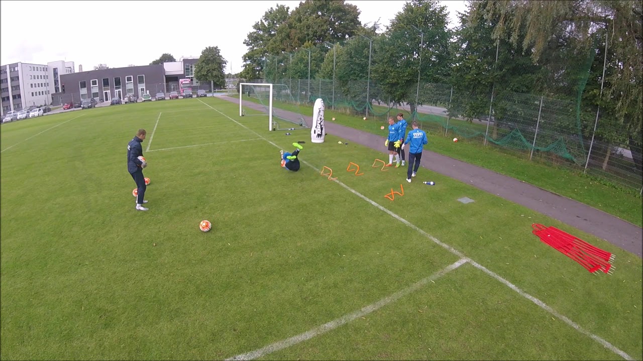 Goalkeeper training: U17 NT training 8.09
