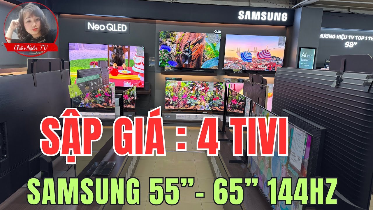 Top 4 TV Samsung 55–65 Inch 144Hz Đáng Mua Nhất Khi Đang SẬP GIÁ | Chân Ngắn TV