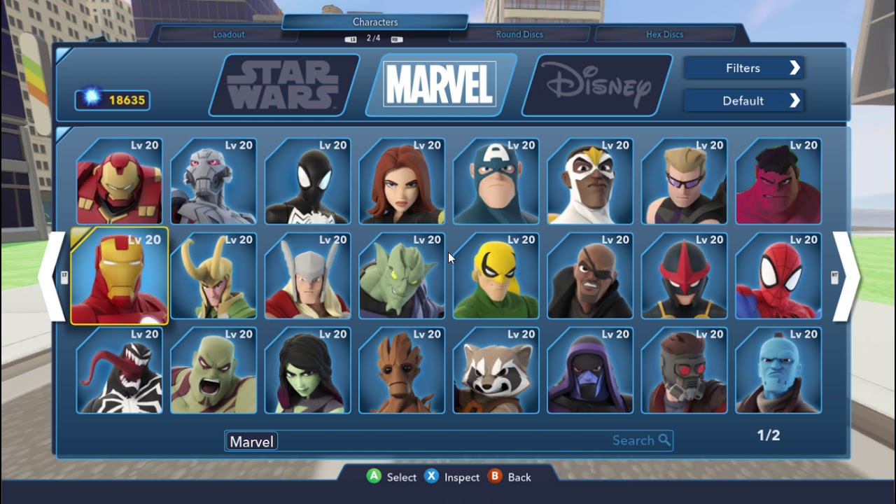 Disney Infinity 3.0 All costume-changing Power Discs Gameplay