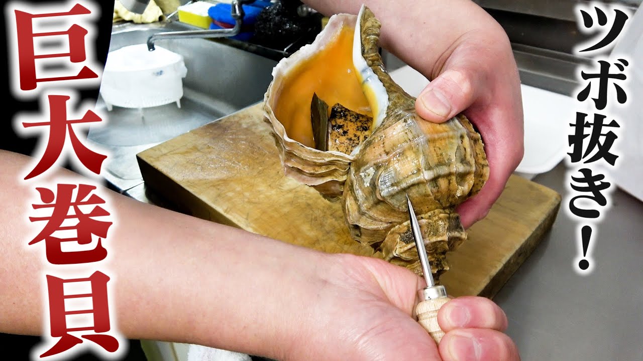 国産の巨大つぶ貝！毒があるみたいだけど...味はどうなんだろう？？