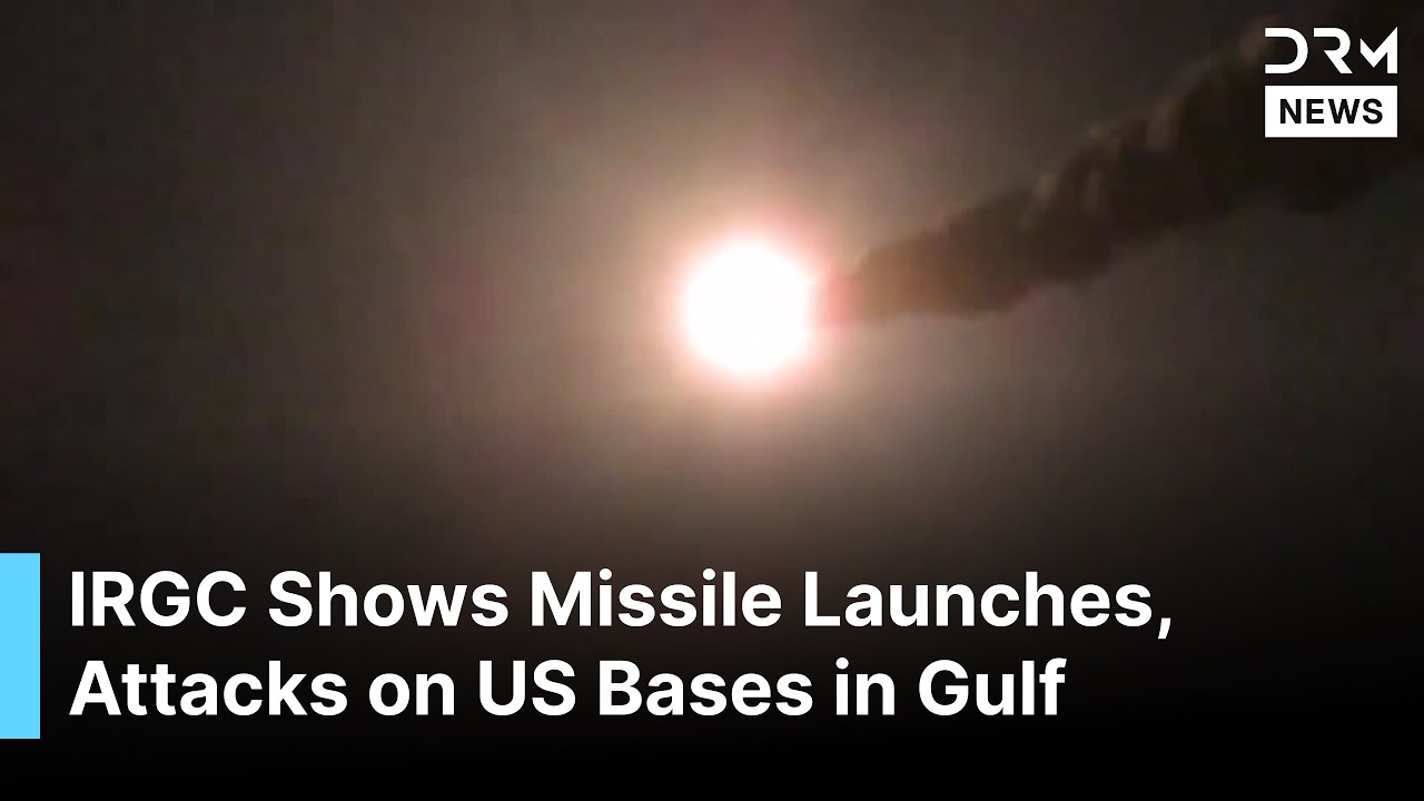 Iran Releases Missile Strike Footage of Attacks on US Bases in Oman, Bahrain, Jordan, Qatar | AH1G