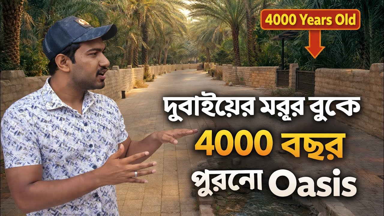Dubaiএর ধুদু মুরুর বুক চিরে ১ টুকরো বাগানl Al Ain Oasis l Unesco Heritage lআগে জানতেন?Dubai Probashi