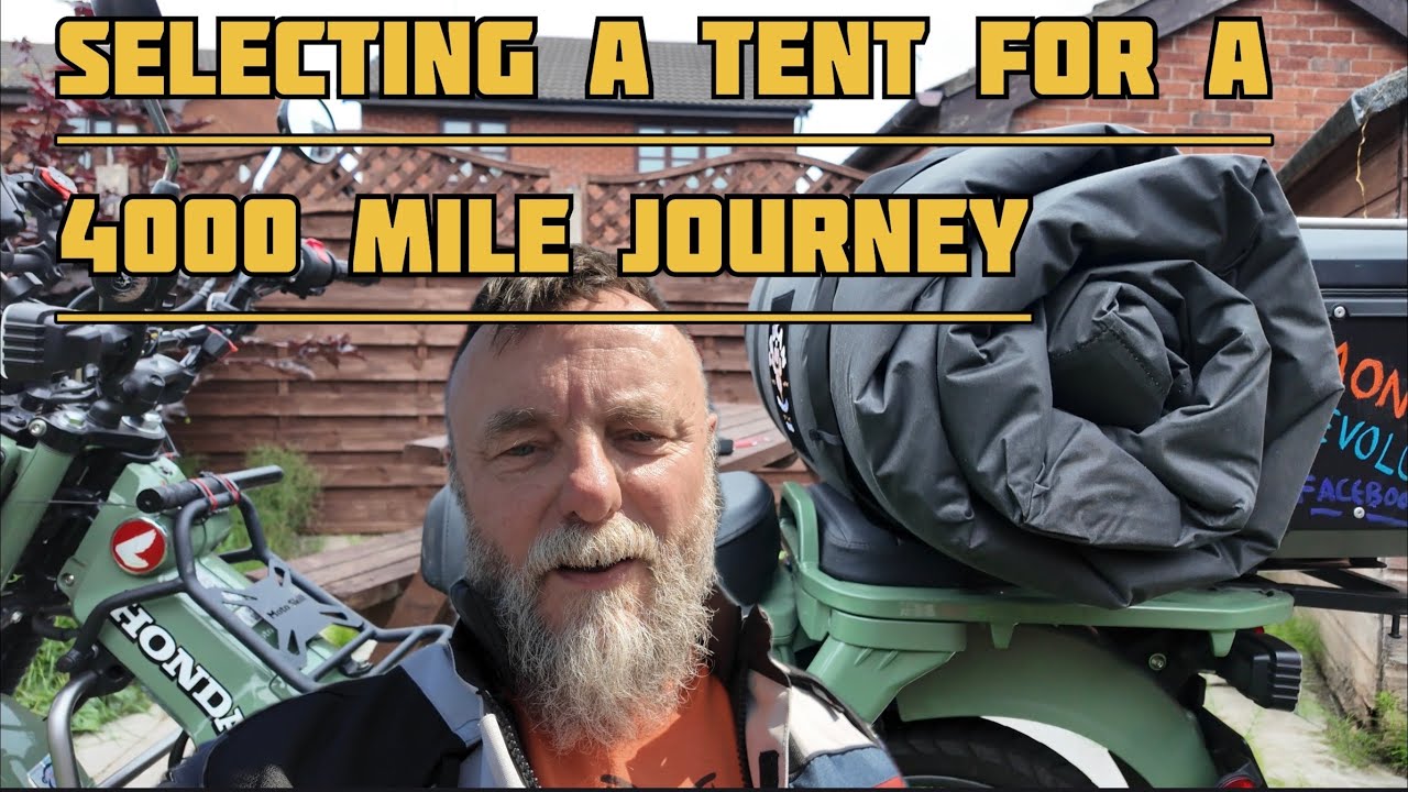 Can you fit a Wingman of the Road Toucan Tent and a top box on a 125cc Motorbike?