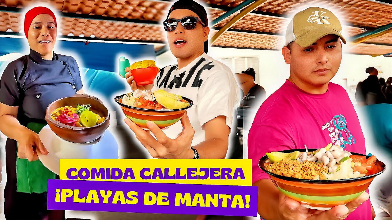 Probando COMIDA CALLEJERA En MANTA ¿La mejor de ECUADOR?
