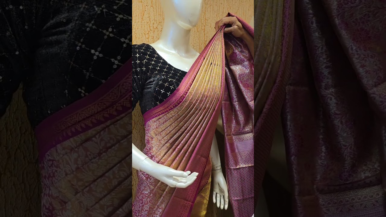 Banarasi saree draping style for wedding#youtubeshorts#shortsfeed#sareedraping#