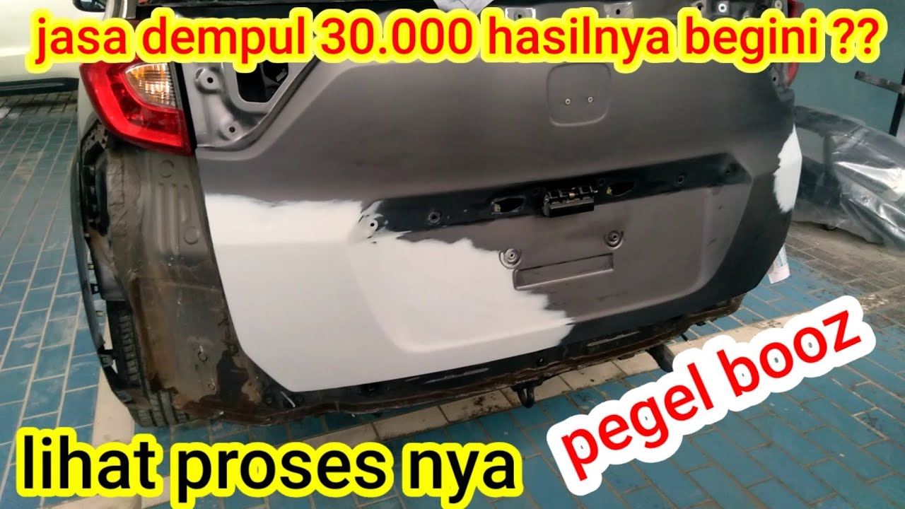 cara dempul mobil biar rata, @tigno body