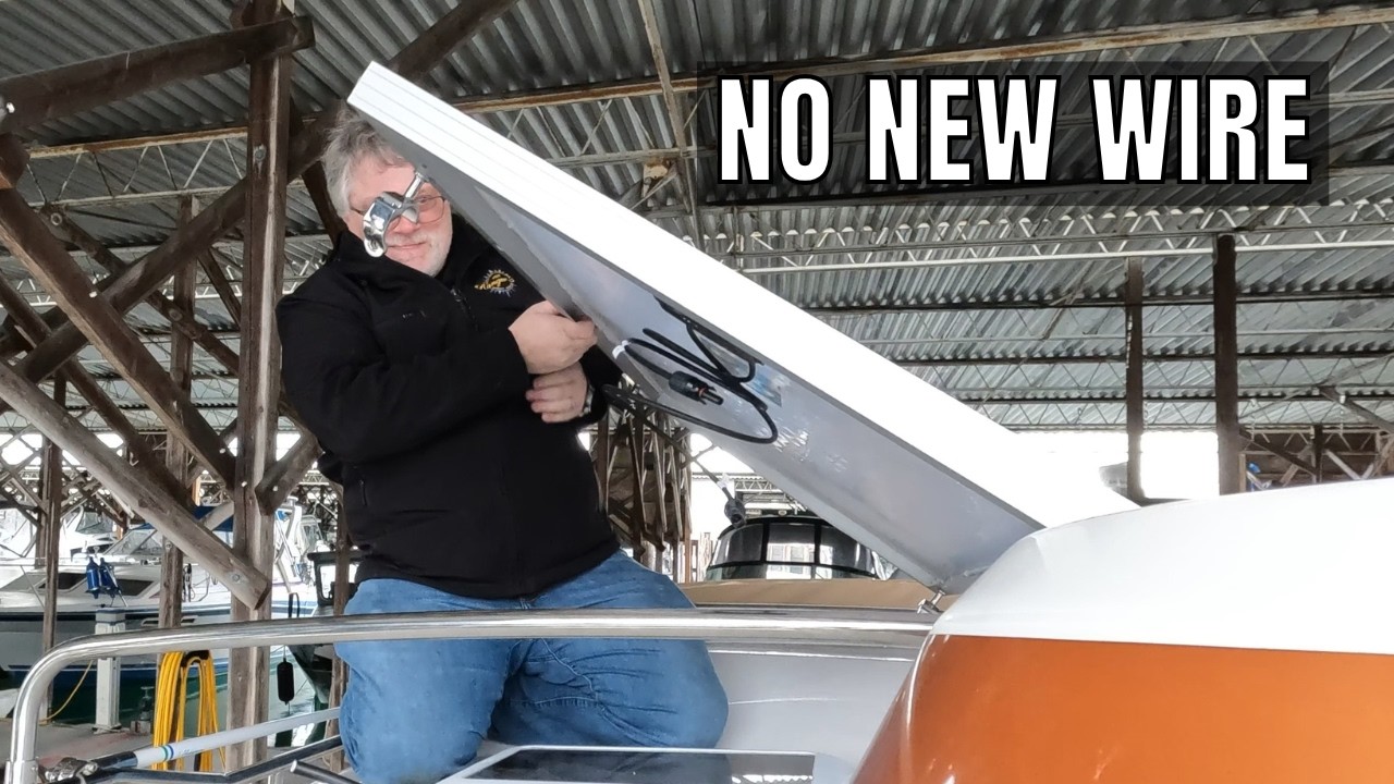 UPGRADING SOLAR POWER ON/our Ranger Tug R27OB