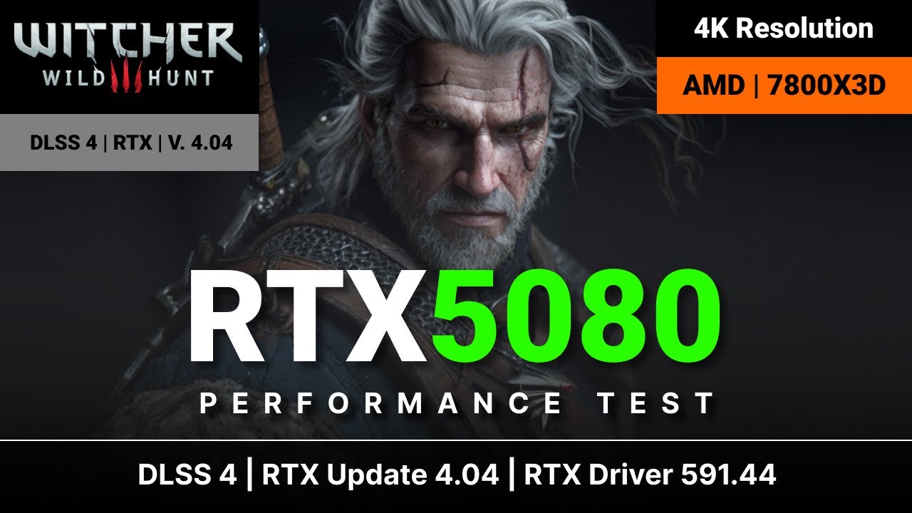 ALL SETTINGS TESTED | The Witcher 3: Wild Hunt | RTX 5080 | 2160p, 4K, UHD