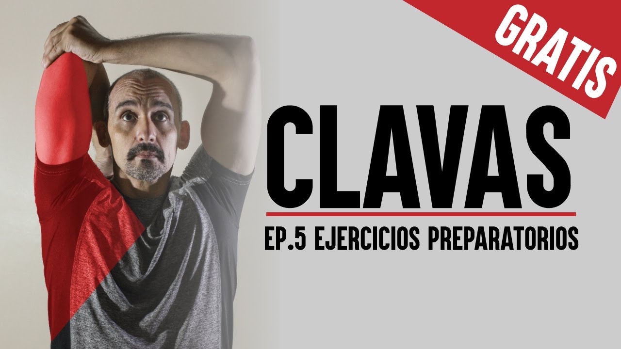 Ejercicios preparatorios para clavas. [5/10]. Curso completo de clavas en Español. (Clubbells).