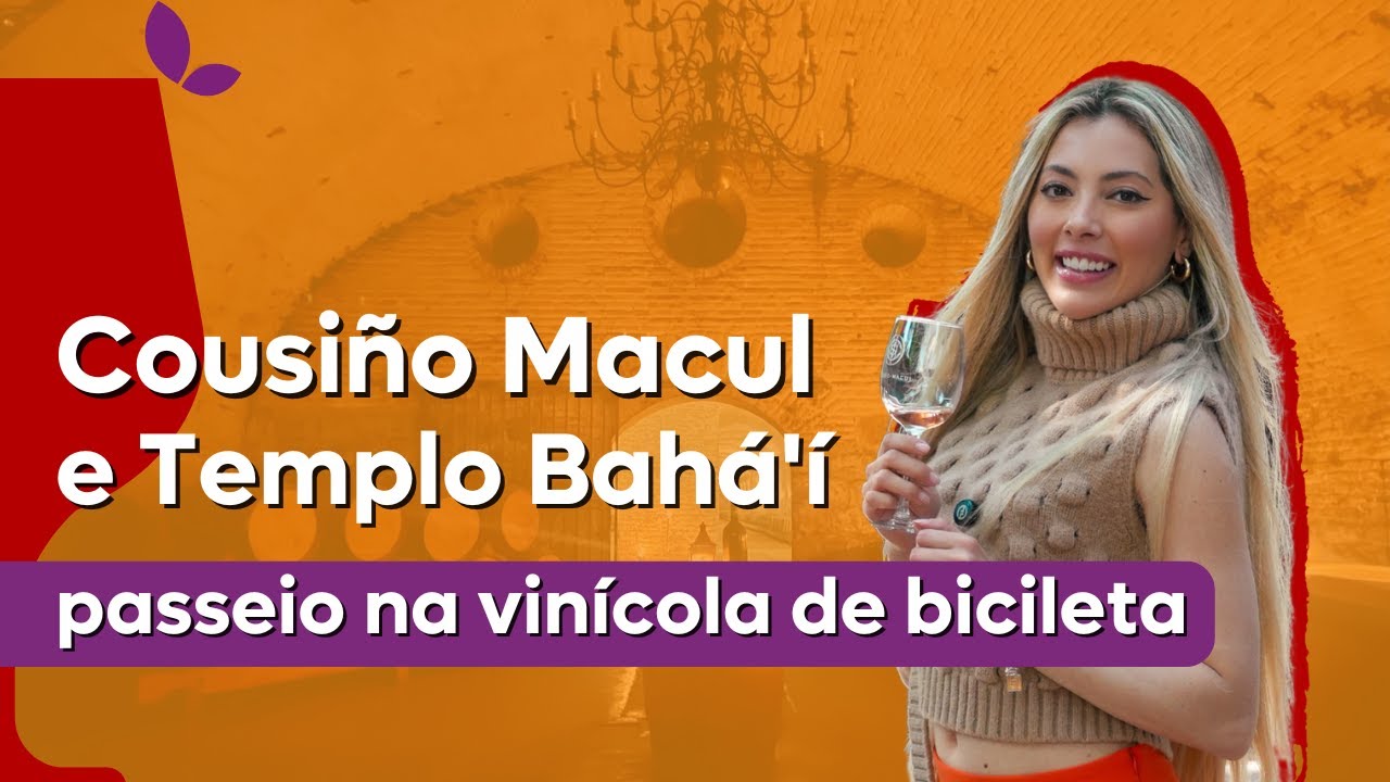 Passeio de bike pela vinícola Cousiño Macul + ida ao Templo Bahai | Chile