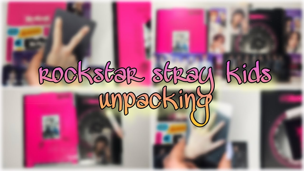 stray kids 🎸rockstar🎸 album unpacking || распаковка альбома рокстар стрэй кидс^^