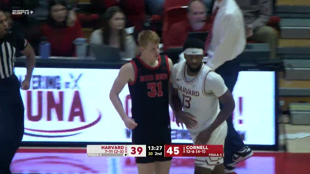 Highlights: Cornell Men's Basketball vs Harvard - 2/1/2025