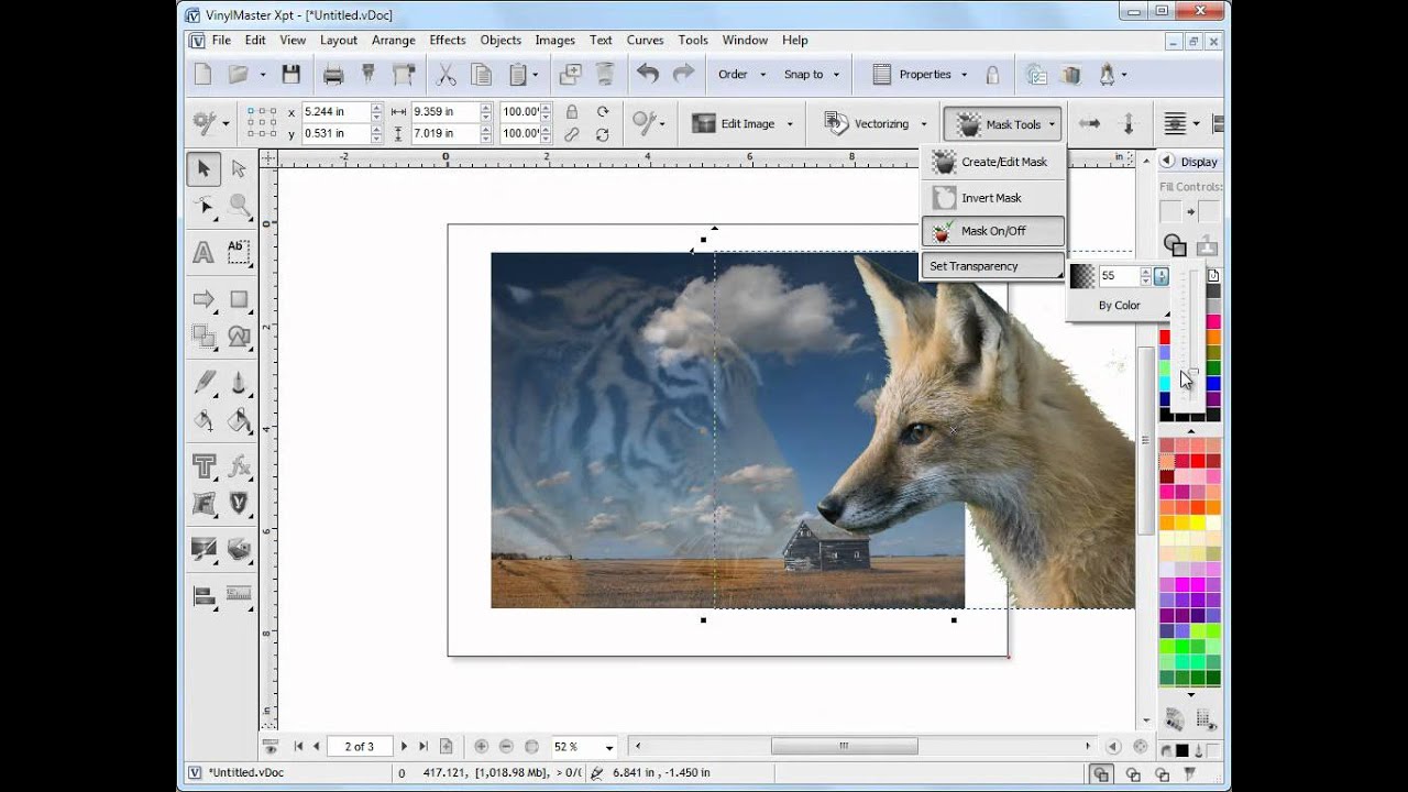 Working with Image Transparency in VinylMaster