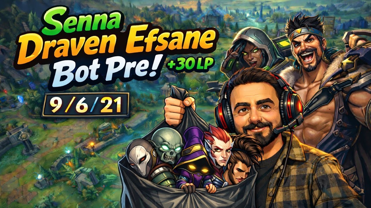 Bu Bot Lane YASAKLANMALI! Senna & Draven ile Akıl Almaz Oyun 😳