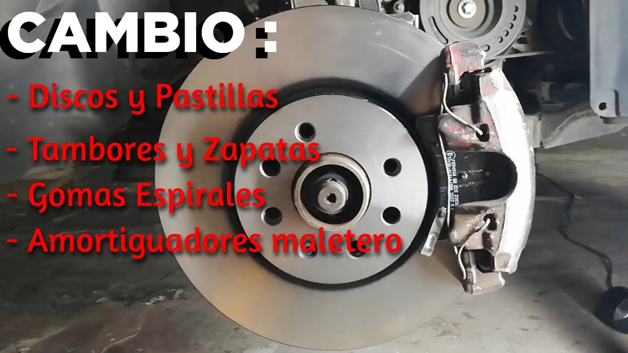 CAMBIO FRENADA COMPLETA PASO A PASO | OPEL ASTRA H | AMORTIGUADORES MALETERO | TOPES ESPIRALES