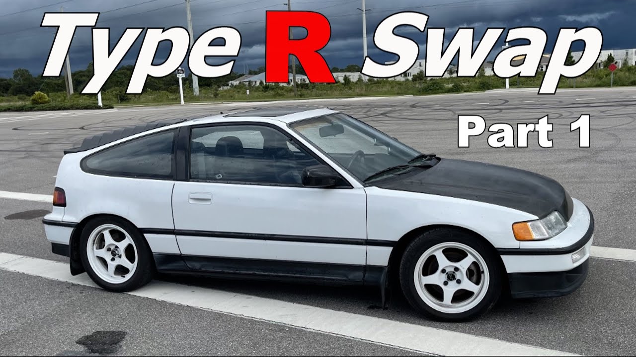 Замена двигателя CRX Si Type R 1990 года с гидротрансмиссией и кондиционером — часть 1