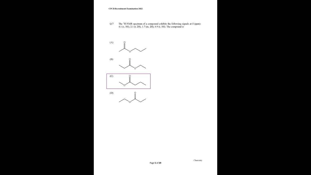 CPCB ANSWER KEY 2022