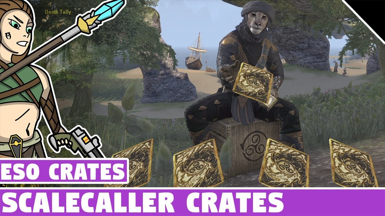 Scalecaller Crown Crates Opening! Elder Scrolls Online Free Crown Crates!