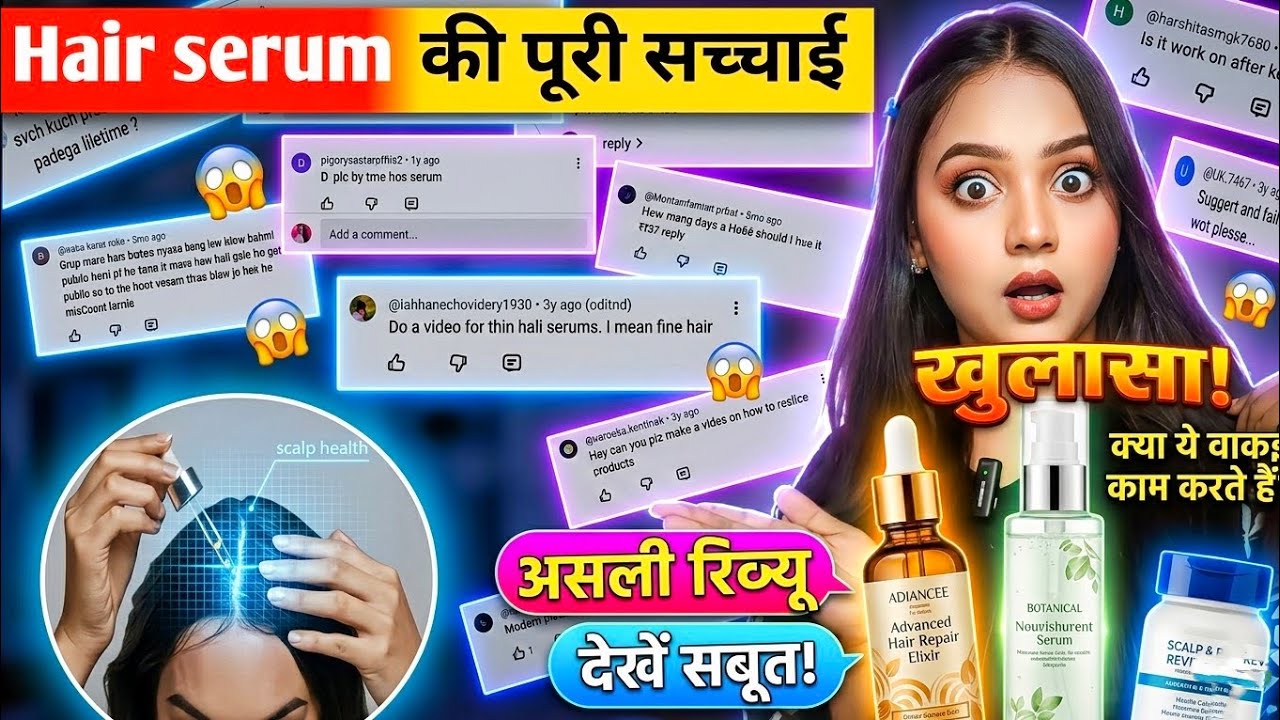 Q&A : Does the serum control hairfall and promote new growth? Serum & Oil which one best? Gray hair?