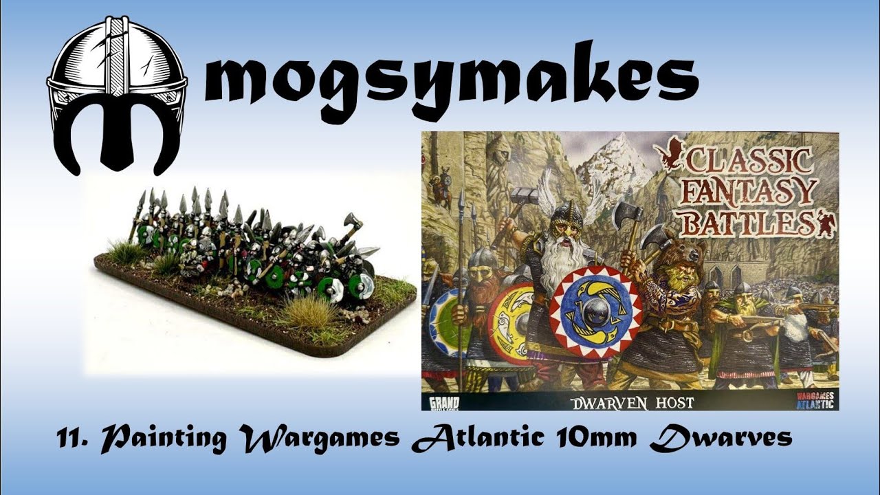 Mogsymakes 11: Покраска военных игр Atlantic 10mm Dwarves