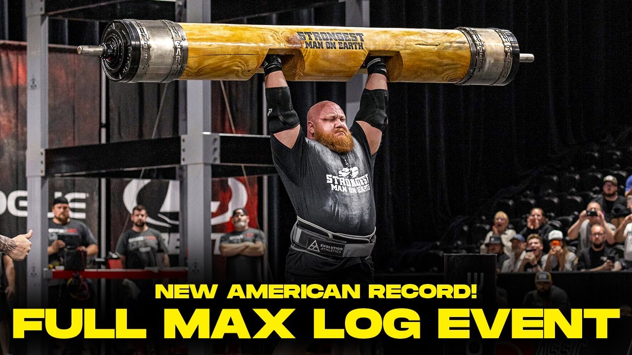 2025 STRONGEST MAN ON EARTH FULL MAX LOG EVENT