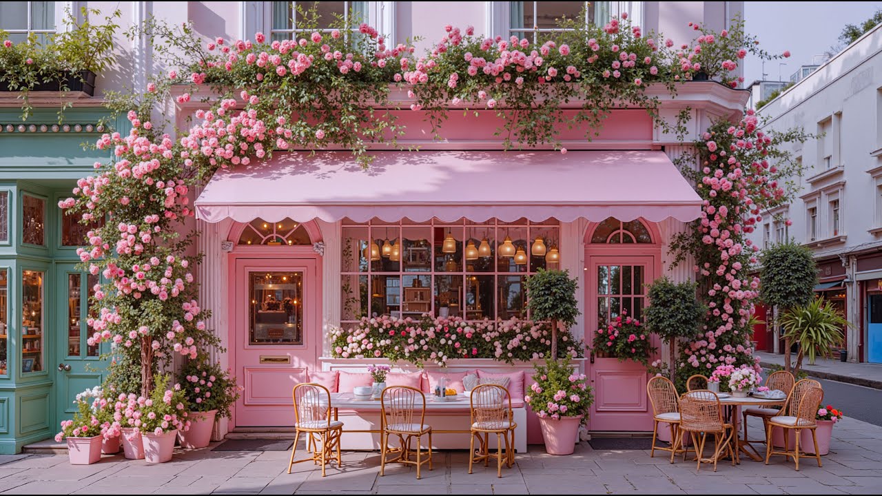 Spring Morning Jazz at a Paris Outdoor Café ☕ Elegant Bossa Nova & Soft Jazz for Relax & Focus