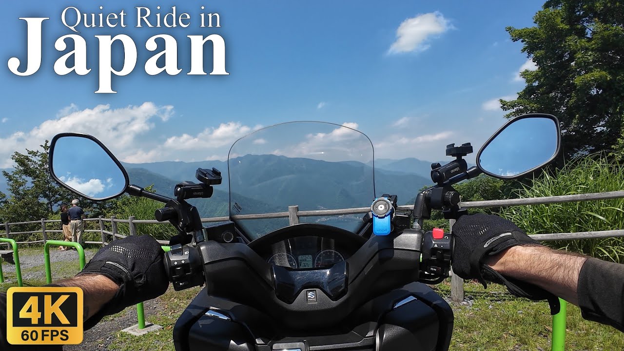 Motorbiking Japan・From a Floating Bridge on Lake Okutama to a Beautiful Overlook in western Tokyo