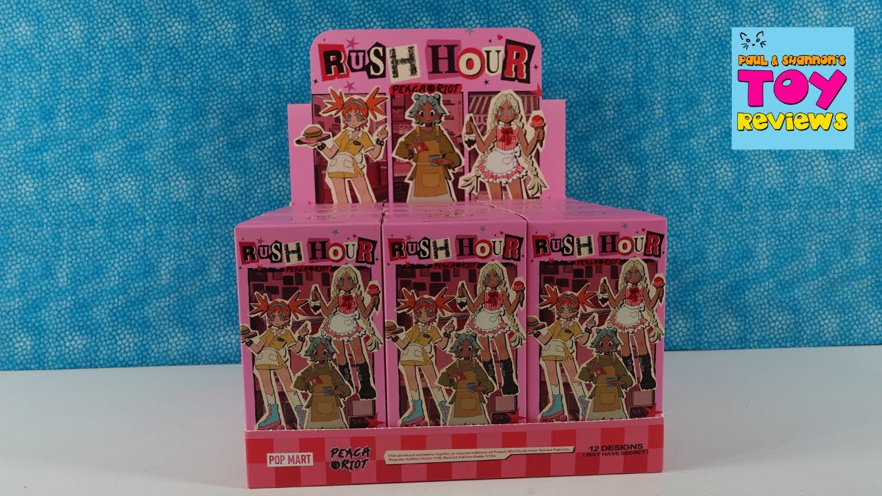 Peach Riot Rush Hour Unboxing Blind Box Figures Pop Mart