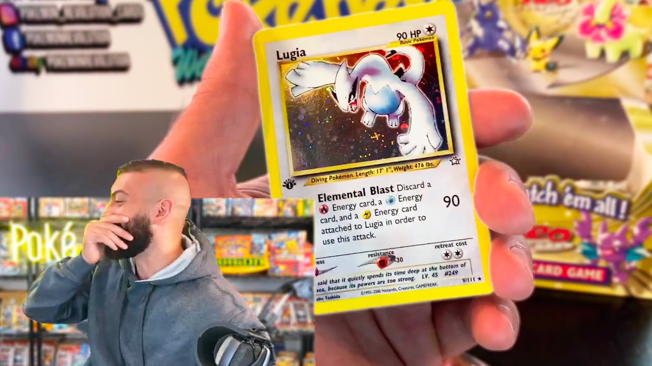 YOU WON'T BELIEVE THIS.  (1st Edition Neo Genesis Booster Box Recap)