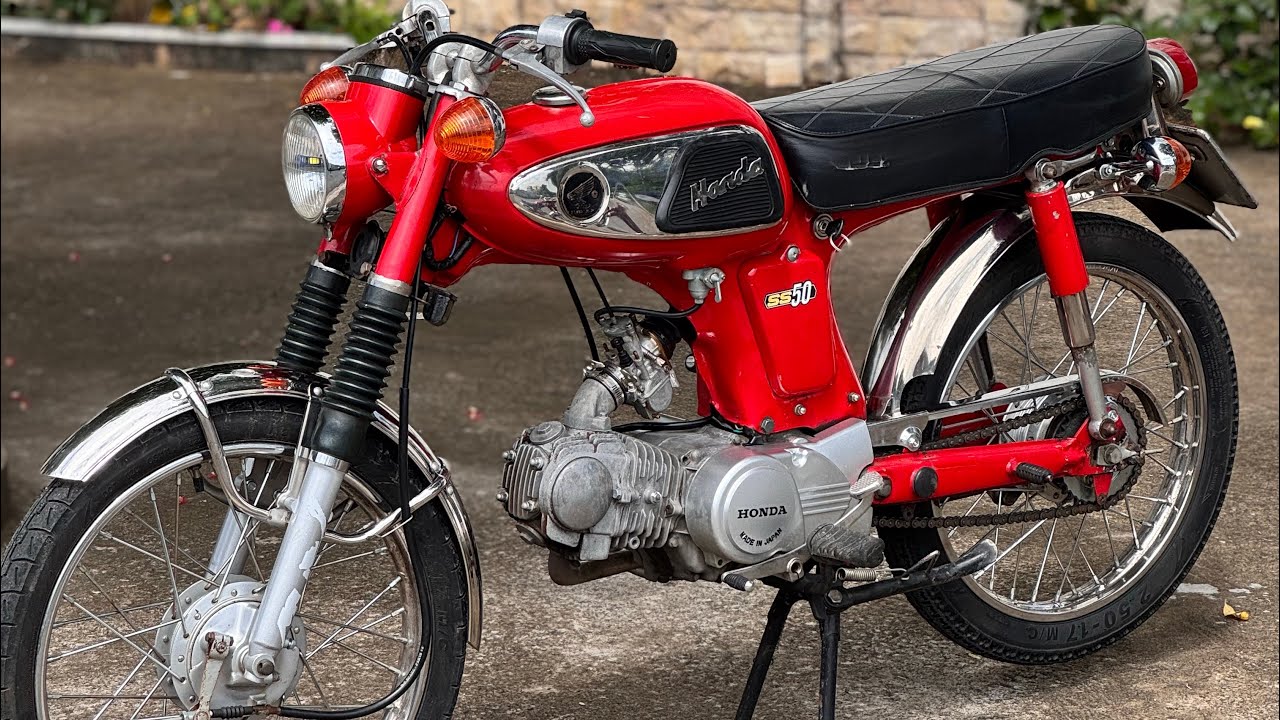 Honda Dáng 71 Đỏ Dầu Máy 54 Dên Lớn Siêu Tê Tái Đi Tour Xa Trên Cả Tuyệt Vời