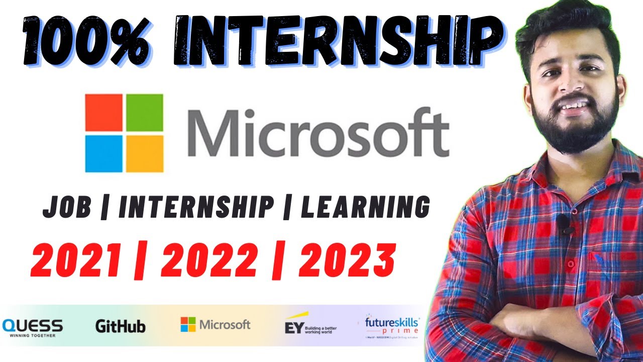 Microsoft Future Ready Talent Program | 100% Internship For 2021 2022 2023 | Jobs Virtual Training