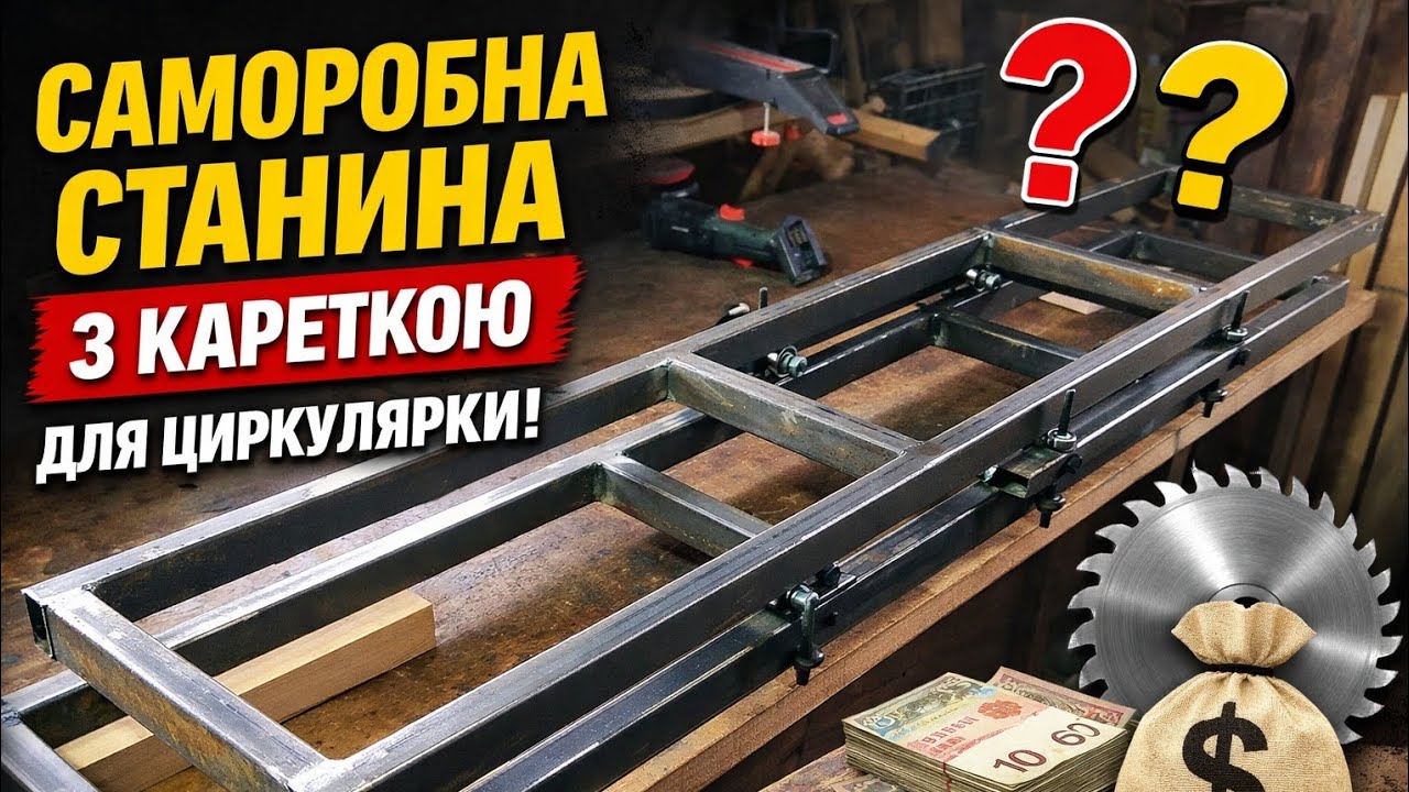 Зробив станину для циркулярки своїми руками | Дешево і надійно