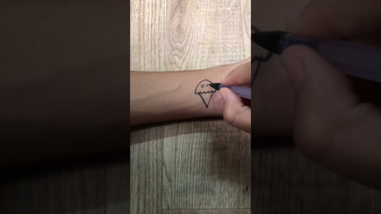 Ice cream tattoo ideas #trending #viral #shorts #youtubeshorts #trend #youtube #youtuber
