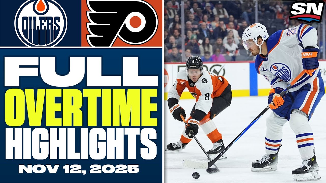 Edmonton Oilers at Philadelphia Flyers | FULL Overtime Highlights - November 12, 2025