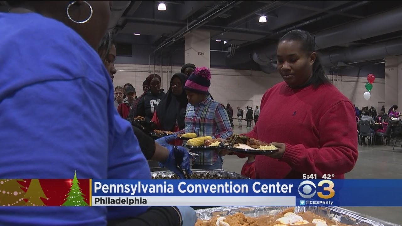 Holiday Celebration For The Homeless At Pennsylvania Convention Center