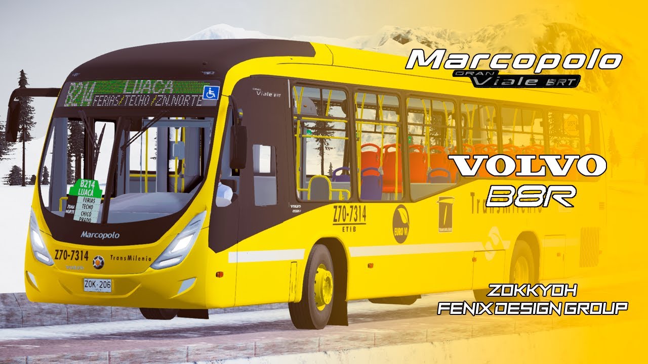 [PBSU] Marcopolo Superpolo Gran Viale BRT - Volvo B320RLE (B8R) Euro 6 - Transmilenio ETIB