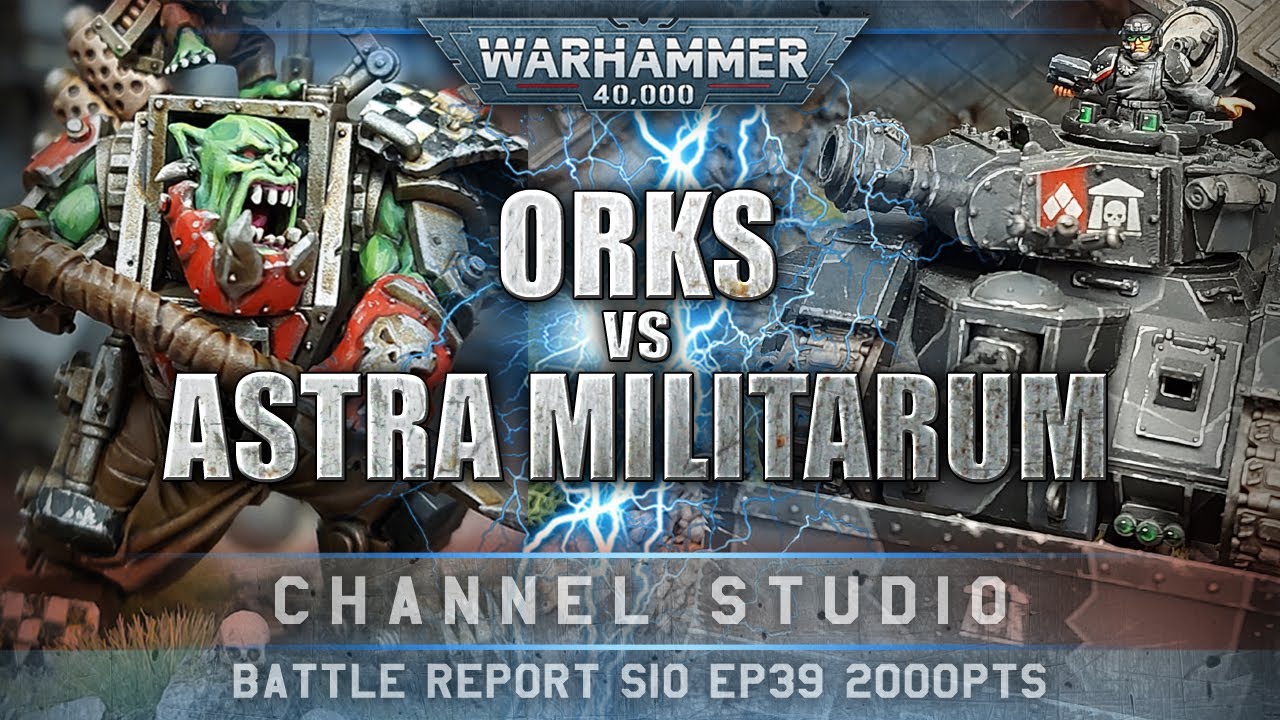 *NEW* Astra Militarum vs Orks Warhammer 40K Battle Report 9th Edition 2000pts S10EP39 THE CHARGE!