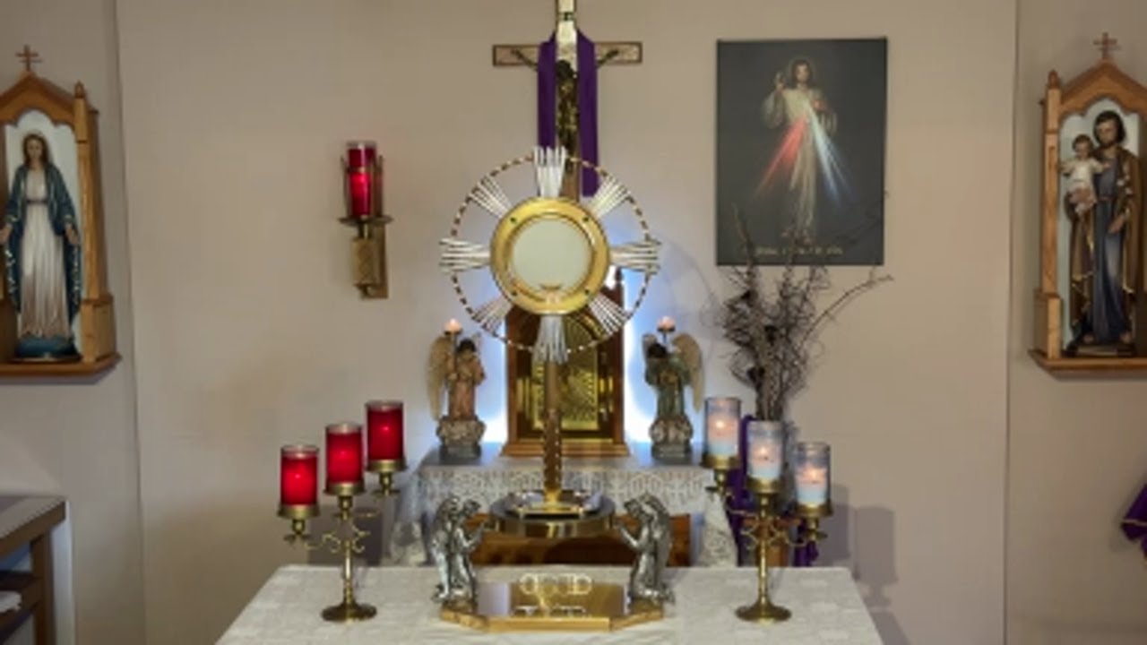 LIVE Eucharistic Adoration - Sisters of Divine Mercy