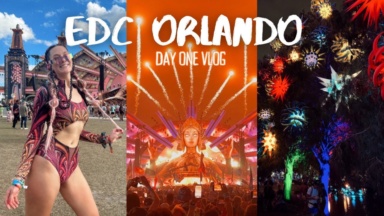 EDC ORLANDO MUSIC FESTIVAL 2023 | DAY 1 VLOG