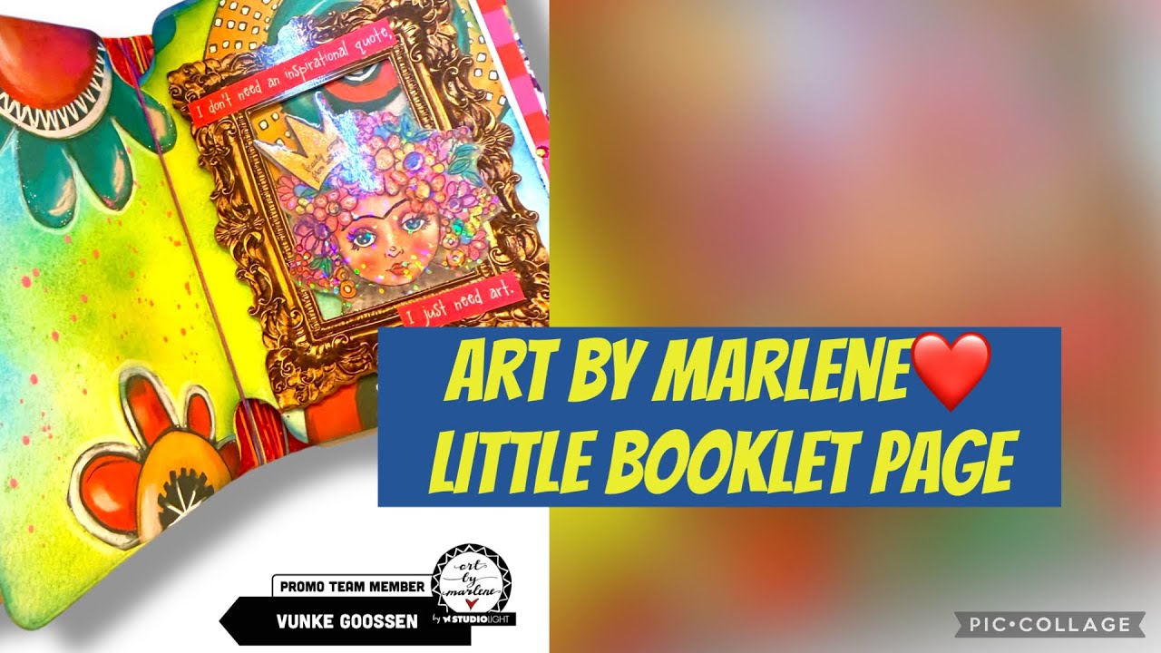 ❤️Art by Marlene❤️ little booklet pages