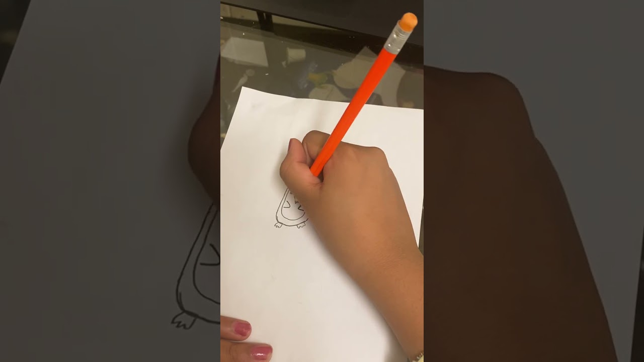 Drawing a Valentine-themed penguin 🐧