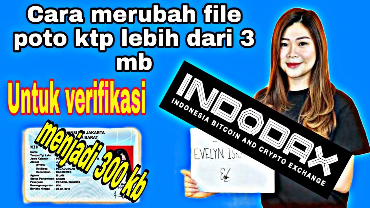 How to reduce the size of your smartphone's photo to 300 KB || For INDODAX verification